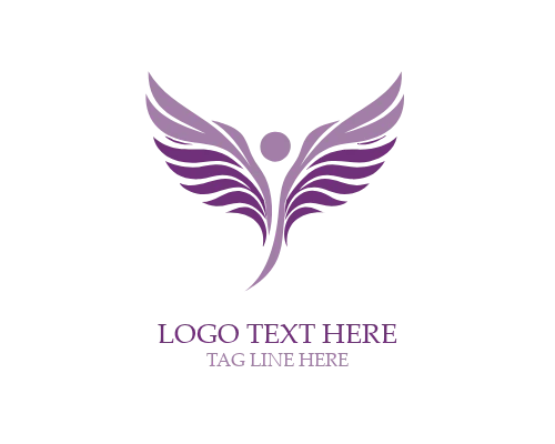 Elegant Angel Wings Symbol