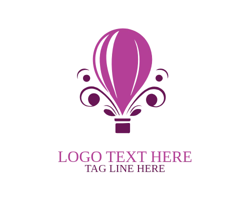 Elegant Balloon Event Logo