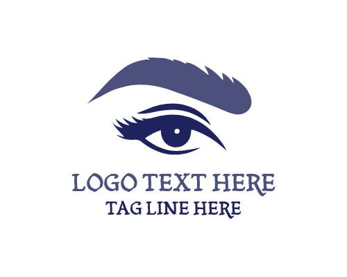  Elegant Beauty Eyebrow Curve Logo
