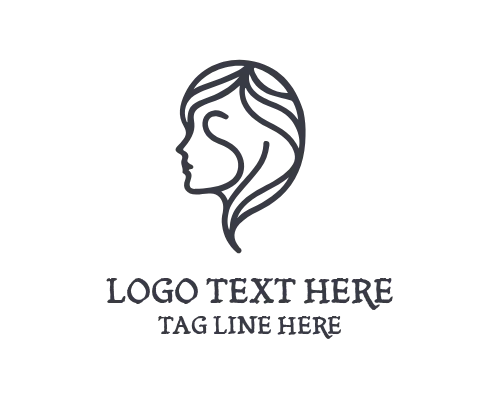 Elegant Beauty Woman Icon Logo