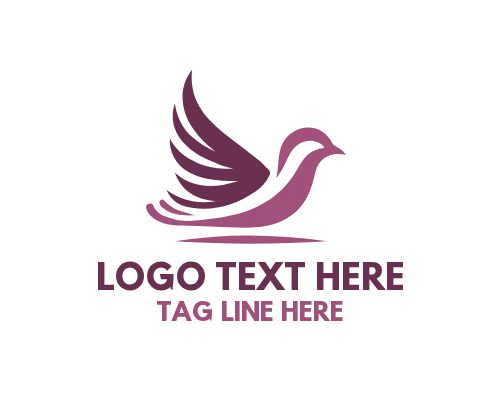 Elegant Bird Drift Logo