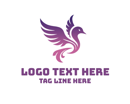  Elegant Bird Drift Logo