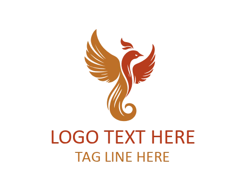 Elegant Bird Feather Logo
