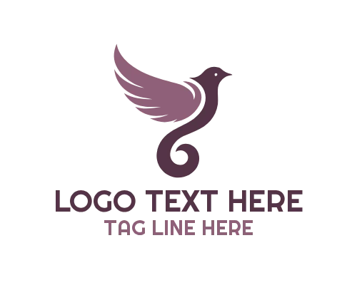 Elegant Bird Flight Logo