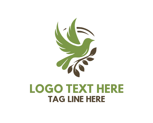 Elegant Bird Flight Path Logo