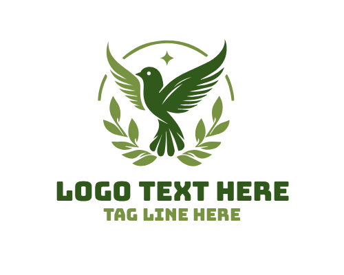 Elegant Bird Glide Logo
