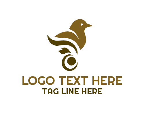  Elegant Bird Glide Logo