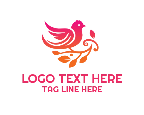 Elegant Bird Lift Logo