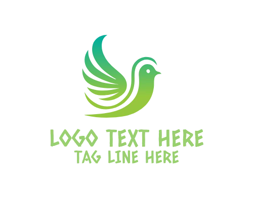 Elegant Bird  Logo