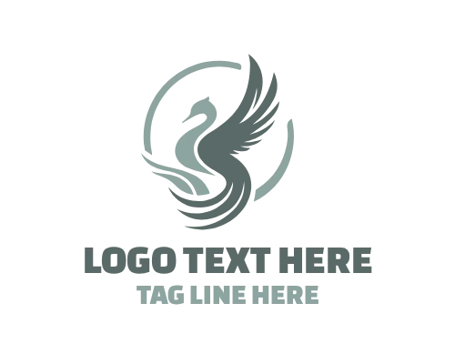 Elegant Bird Lustre Logo