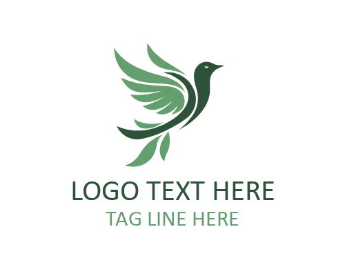 Elegant Bird Nature Logo