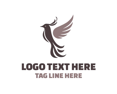 Elegant Bird Sky Logo