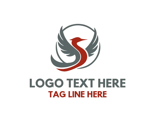 Elegant Bird Skywave Logo