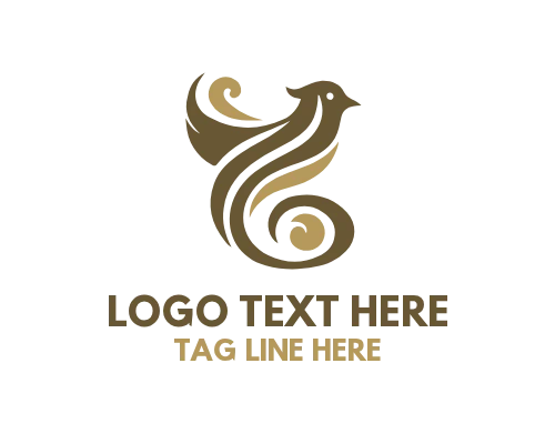 Elegant Bird Smooth Logo