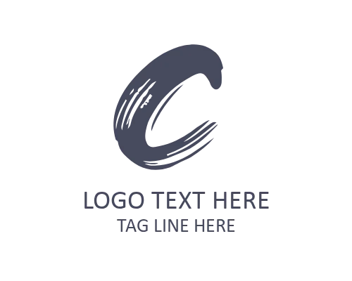 Elegant Brush Letter C Brandmark Logo for Premium Branding