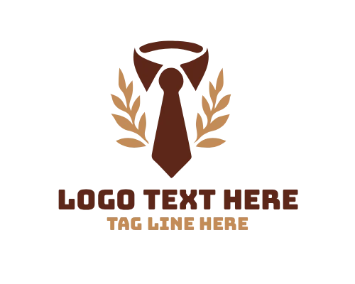 Elegant Business Tie Professional Logo