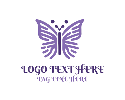 Elegant Butterfly Logo