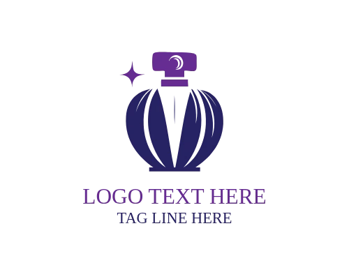 Elegant Dark Perfume Logo for Mysterious Luxury Fragrance Brands