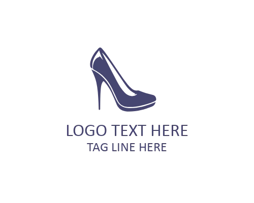Elegant Designer Heels Footwear Logo
