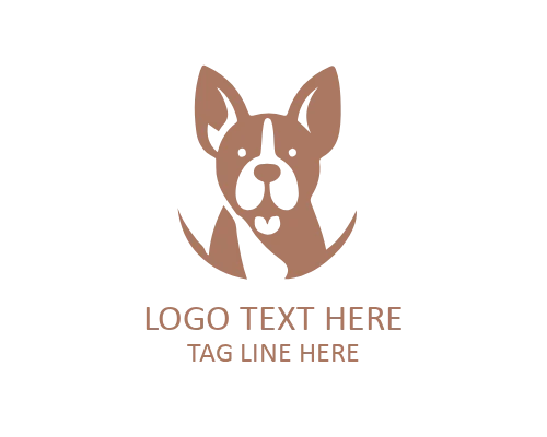 Elegant Doggy Pet Logo