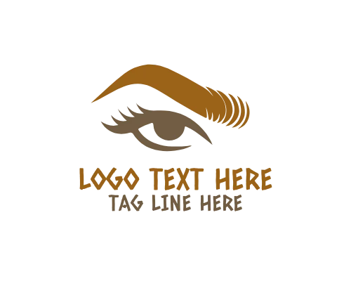  Elegant Eyebrow Arch Logo