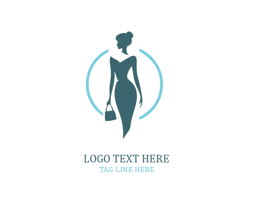 Elegant Eyes Lady Logo