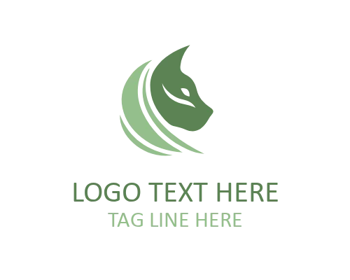 Elegant Face Linear Cat Logo for Pet and Veterinary Branding