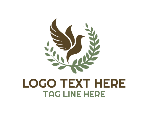 Elegant Feather Wave Logo