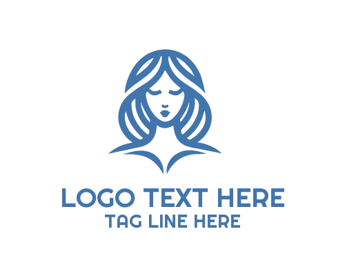 Elegant Female Face Logo