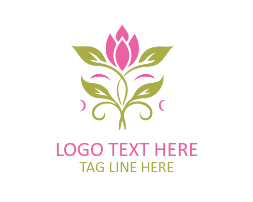 Elegant Floral Emblem Logo
