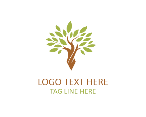 Elegant Floral Pen Logo