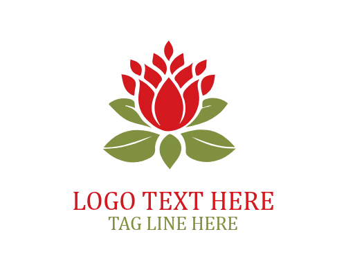 Elegant Flower Art Logo