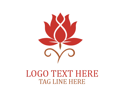 Elegant Flower Bloom Mark Logo
