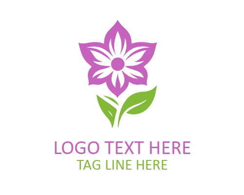 Elegant Flower Design Logo