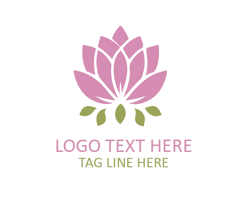 Elegant Flower Shape Logo