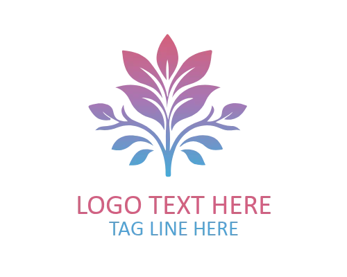 Elegant Flower Symbol Logo