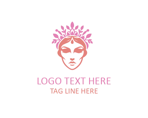 Elegant Forum Queen Crown Logo for Online Discussion Platforms