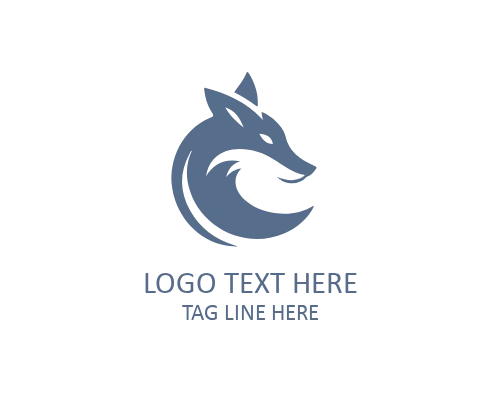 Elegant Fox Tail Logo