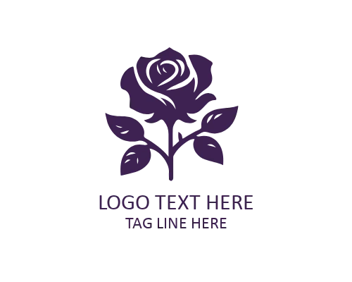 Elegant Frame Rose Logo
