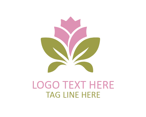 Elegant Garden Flower Logo