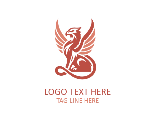 Elegant Griffin Emblem Logo