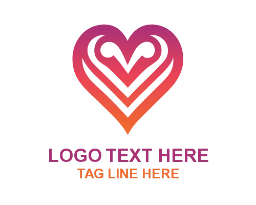 Elegant Heart Logo