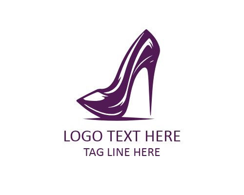 Elegant High Heel Icon for Beauty and Luxury Fashion Brands