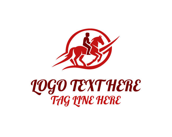 Elegant Horseback Logo