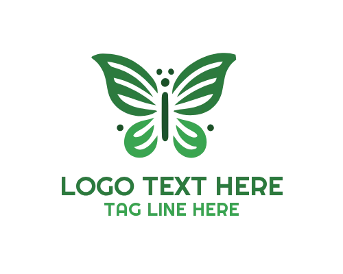 Elegant Icon Butterfly Logo