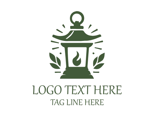 Elegant Lantern Symbol Logo