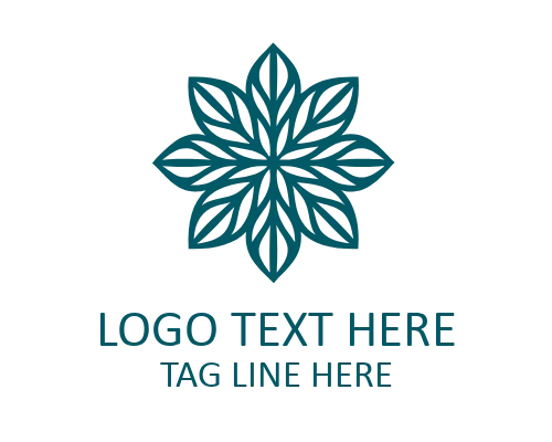 Elegant Leaf Outline