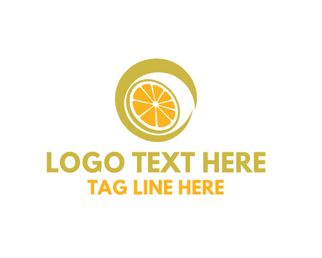 Elegant Lemon Drop Logo