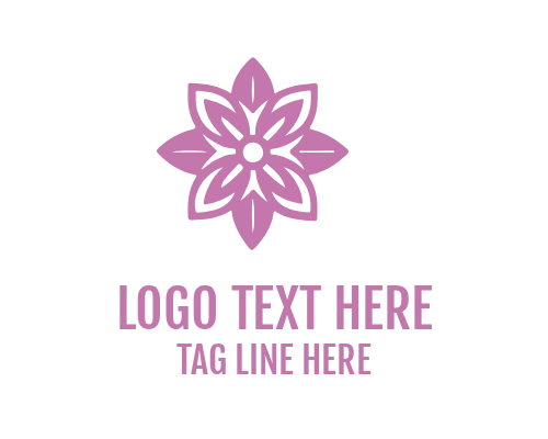 Elegant Linear Floral Logo