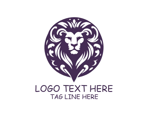 Elegant Lion Fashion House Logo
